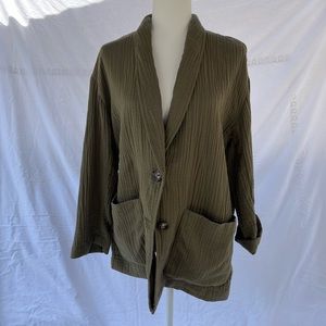 Madewell linen/Cotton Blazer